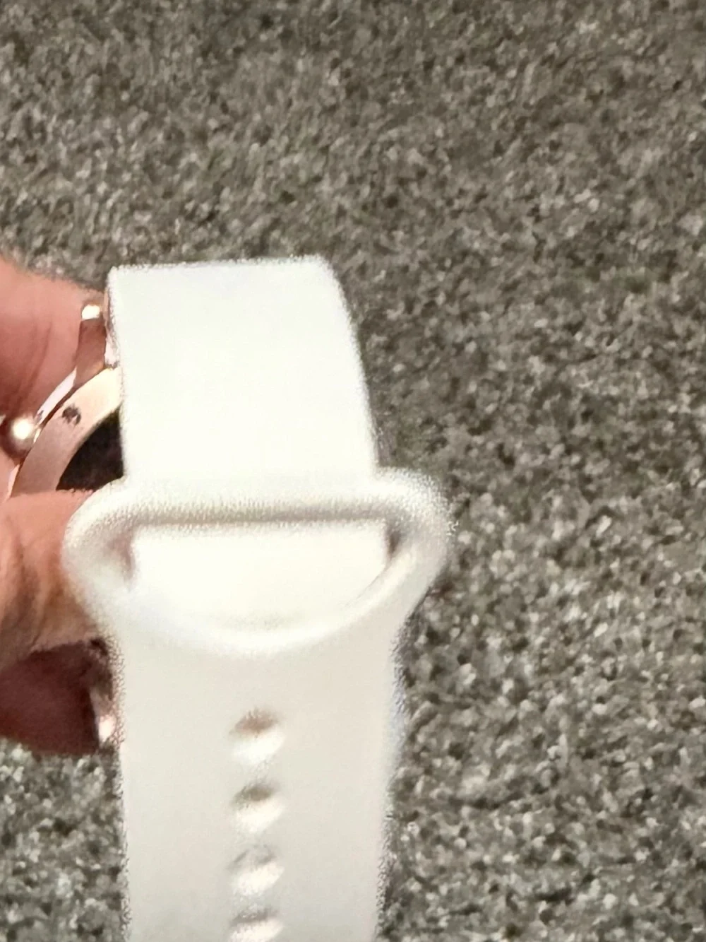 Marc Jacobs White Smartwatch with Mint-Green Dial